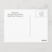 魚釣り時間….. ポストカード (裏面)