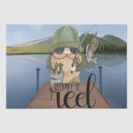 魚釣り格言「Keepin' It Reel」の切り離し 薄葉紙