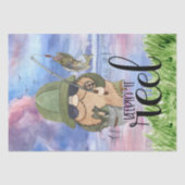 魚釣り格言「Keepin' It Reel」の切り離し 薄葉紙 (正面)