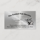 魚釣り案内サービスプロフェッショナル名刺 名刺 (正面)