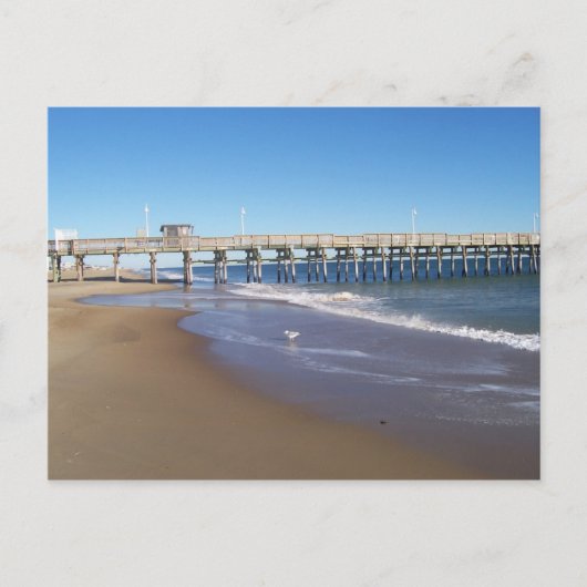 魚釣り桟橋サンブリッジVA。 ポストカード (正面)