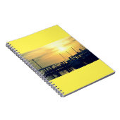 魚釣り桟橋スパイラルノートブック ノートブック (右側)