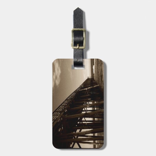 魚釣り桟橋 ラゲッジタグ (正面縦)