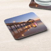 魚釣り桟橋、Fort Myersのビーチの日没、 コースター (左側)