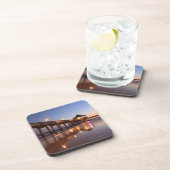 魚釣り桟橋、Fort Myersのビーチの日没、 コースター (右側)