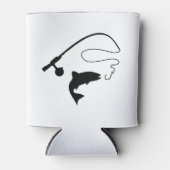 魚釣り棒と魚 缶クーラー (正面)