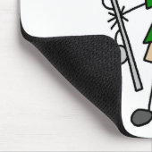 魚釣り棒の姿のマウスパッド マウスパッド (コーナー)