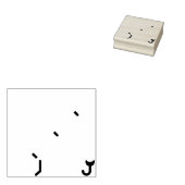 魚釣り棒 ラバースタンプ (押印)