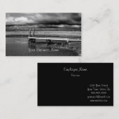 魚釣り波止場フォト名刺 名刺 (正面/裏面)