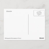 魚釣り港コンカルノー（フランス） ポストカード (裏面)