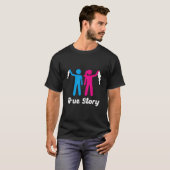 魚釣り漁師おもしろい魚 Tシャツ (正面フル)