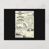 魚釣り漫画ブックティップバスベイトカワイイ ポストカード (正面)