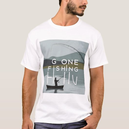 魚釣り熱 Tシャツ (正面)