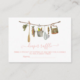 魚釣り物干しおむつラッフルガールカード エンクロージャーカード