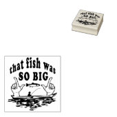 魚釣り物語のゴム印 ラバースタンプ (押印)