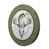 魚釣り狩りバックバスフィッシュ ダーツボード (正面右)