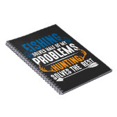 魚釣り狩りユーモアのある魚・狩り趣味 ノートブック (右側)