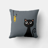 魚釣り猫 クッション (裏面)