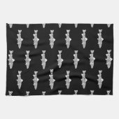 魚釣り用の魚介類キャビア肉切り キッチンタオル (横)