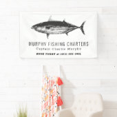 魚釣り用船モダン長 横断幕 (インサイチュ)