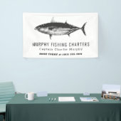 魚釣り用船モダン長 横断幕 (トレードショー)