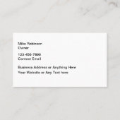 魚釣り用餌及びタックルクラブ用名刺 名刺 (裏面)