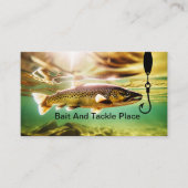 魚釣り用餌及びタックルクラブ用名刺 名刺 (正面)