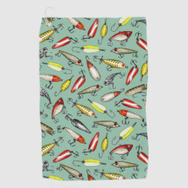 魚釣り病 ゴルフタオル