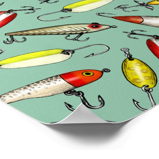 魚釣り病 ポスター (角)