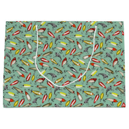 魚釣り病 ラージペーパーバッグ