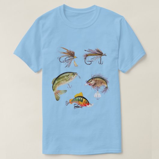 魚釣り病 Tシャツ (デザイン正面)