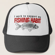 魚釣り癖Trucker Hatのサポート