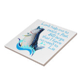 魚釣り祈りの言葉 タイル (側面)