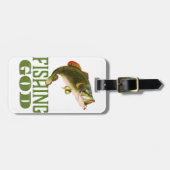 魚釣り神 ラゲッジタグ (正面横)