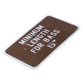 魚釣り符号、最小ベース長 マグネット (左側)