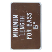 魚釣り符号、最小ベース長 マグネット (縦)