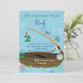 魚釣り第2バースデーボーイO-fish-ally招待状 招待状 (スタンド正面)