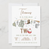 魚釣り第2誕生日O-Fish-Ally二誕生日 招待状 (正面)