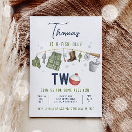 魚釣り第2誕生日O-Fish-Ally二誕生日 招待状