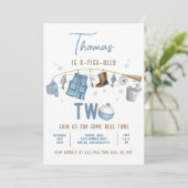 魚釣り第2誕生日O-Fish-Ally二誕生日 招待状 (スタンド正面)