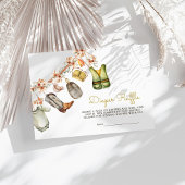 魚釣り素朴物干しベビーおむつラッフル エンクロージャーカード