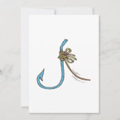 魚釣り結び目 招待状 (正面)