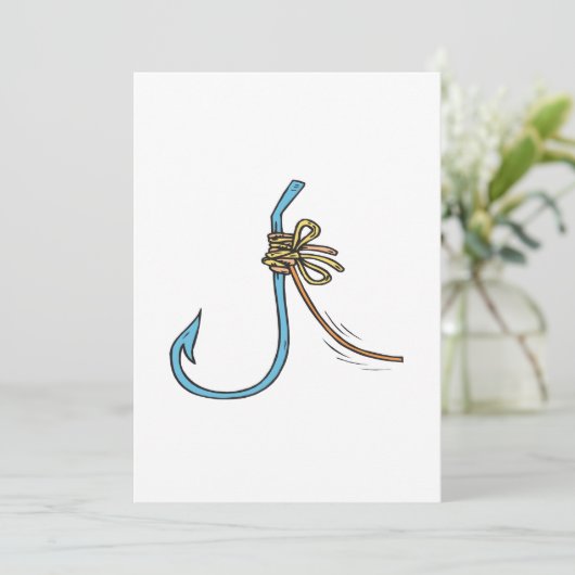 魚釣り結び目 招待状 (スタンド正面)