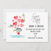 魚釣り結婚病 招待状 (正面)