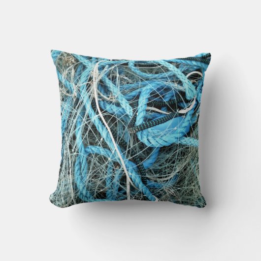 魚釣り網 クッション (正面)