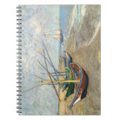 魚釣り船はビーチのヴィンセント・ヴァン・ゴッホの手で ノートブック (正面)