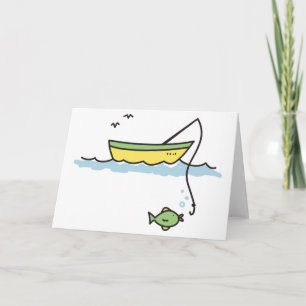 魚釣り船 カード