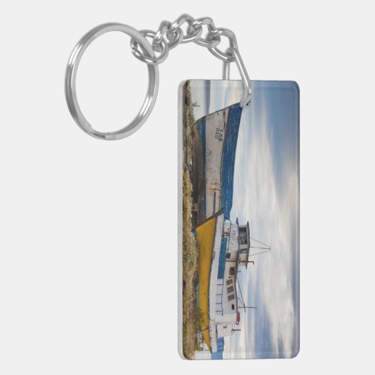 魚釣り船 キーホルダー (正面左)