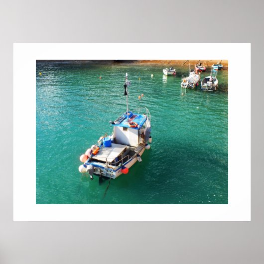 魚釣り船 ポスター (正面)