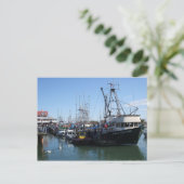 魚釣り船 ポストカード (スタンド正面)